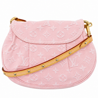 Pink Sunset Monogram Denim Flap Bag