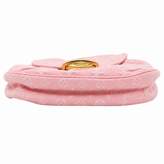 Pink Sunset Monogram Denim Flap Bag
