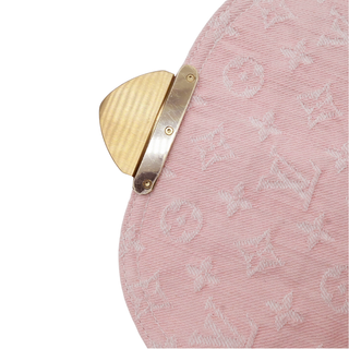 Pink Sunset Monogram Denim Flap Bag