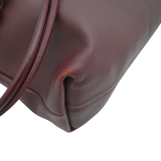Flamenco Drawstring Leather Shoulder Bag