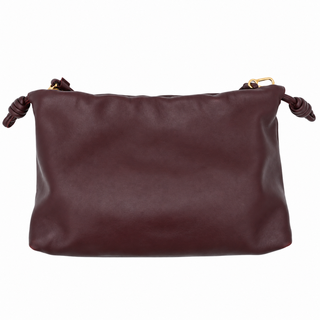 Flamenco Drawstring Leather Shoulder Bag