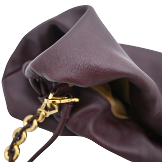 Flamenco Drawstring Leather Shoulder Bag