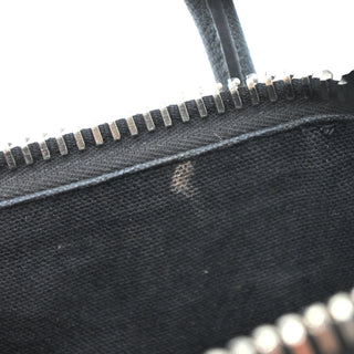 Black Grained Leather Mini Antigona Bag
