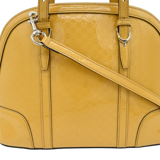 GUCCI | Microguccissima Patent Leather Dome Satchel