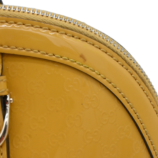 GUCCI | Microguccissima Patent Leather Dome Satchel