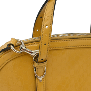 GUCCI | Microguccissima Patent Leather Dome Satchel