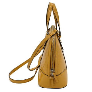 GUCCI | Microguccissima Patent Leather Dome Satchel