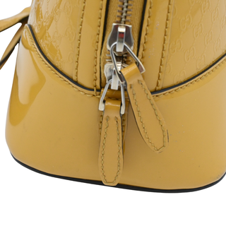 GUCCI | Microguccissima Patent Leather Dome Satchel
