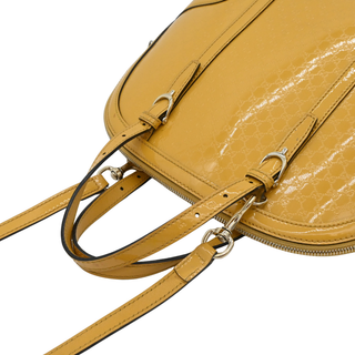 GUCCI | Microguccissima Patent Leather Dome Satchel