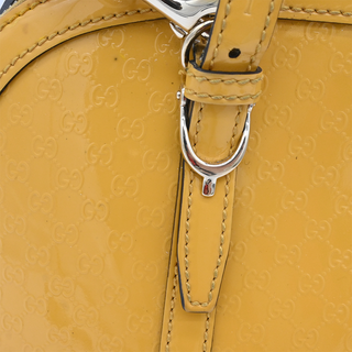 GUCCI | Microguccissima Patent Leather Dome Satchel