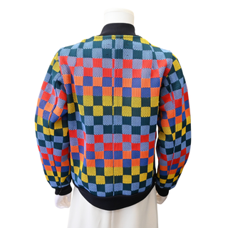 TORY SPORT | Multi-Check Mesh Bomber Jacket