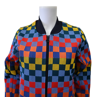 TORY SPORT | Multi-Check Mesh Bomber Jacket