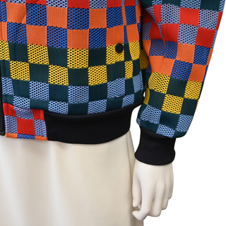 TORY SPORT | Multi-Check Mesh Bomber Jacket