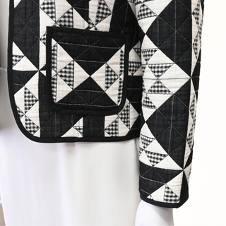 HUNTER BELL | Wessex Quilted Gingham Jacket