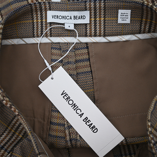 VERONICA BEARD | Tani Russet Plaid Pants