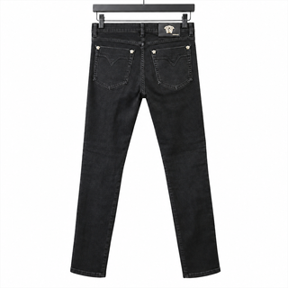 Medusa Embroidered Skinny Jeans