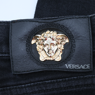 Medusa Embroidered Skinny Jeans
