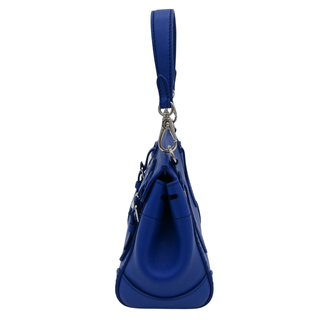 RALPH LAUREN | Blue Mini Ricky Leather Bag