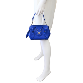 RALPH LAUREN | Blue Mini Ricky Leather Bag