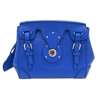 RALPH LAUREN | Blue Mini Ricky Leather Bag