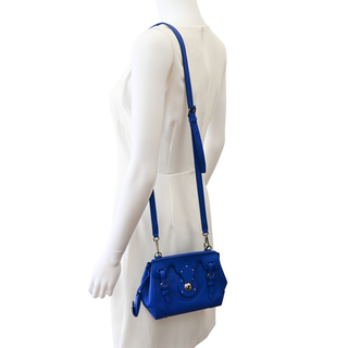 RALPH LAUREN | Blue Mini Ricky Leather Bag