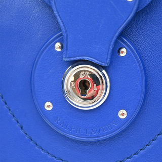 RALPH LAUREN | Blue Mini Ricky Leather Bag