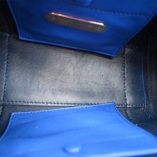 RALPH LAUREN | Blue Mini Ricky Leather Bag