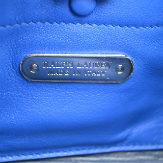 RALPH LAUREN | Blue Mini Ricky Leather Bag
