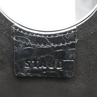 STAUD | Frida Croc-Embossed Leather Handle Bag