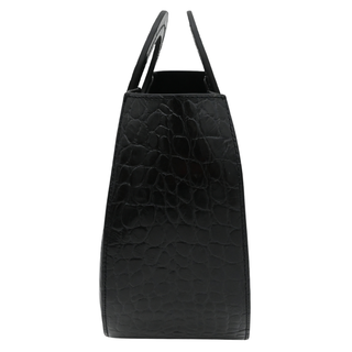 STAUD | Frida Croc-Embossed Leather Handle Bag