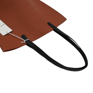 Rust Hana Merino Wool Felt Tote Bag
