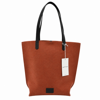 Rust Hana Merino Wool Felt Tote Bag