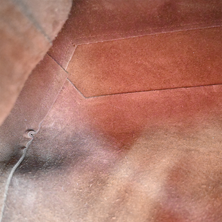 Brown Millie Grained Leather Tote Bag