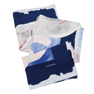CHANEL | Camellia CC Logo Scarf