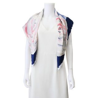 CHANEL | Camellia CC Logo Scarf