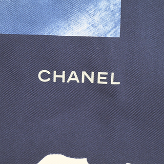 CHANEL | Camellia CC Logo Scarf