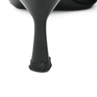 PRADA | Triangle Logo Leather Heeled Mules