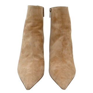 CHRISTIAN LOUBOUTIN | Suede Pointed-Toe Ankle Booties