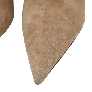 CHRISTIAN LOUBOUTIN | Suede Pointed-Toe Ankle Booties