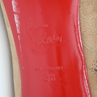 CHRISTIAN LOUBOUTIN | Suede Pointed-Toe Ankle Booties