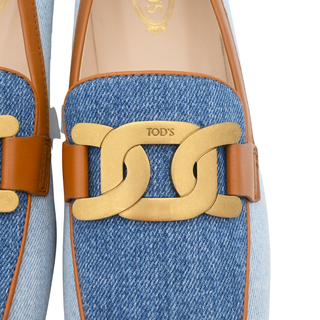 TOD'S | T Chain Denim Loafers