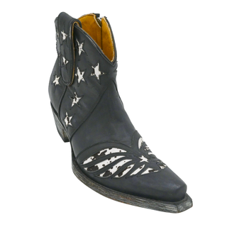 OLD GRINGO | Star Cowhide Leather Western Ankle Boots