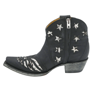 OLD GRINGO | Star Cowhide Leather Western Ankle Boots