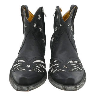 OLD GRINGO | Star Cowhide Leather Western Ankle Boots