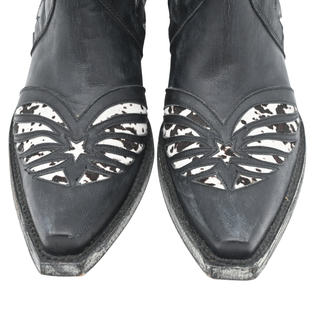 OLD GRINGO | Star Cowhide Leather Western Ankle Boots