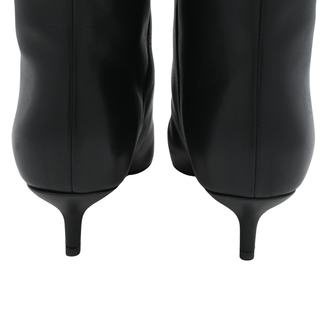 VERONICA BEARD | Lisa Kitten-Heel Wide-Calf Leather Boots