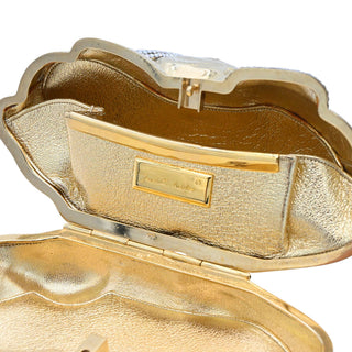 JUDITH LEIBER | Crystal Equestrian Resting Horse Minaudière Clutch