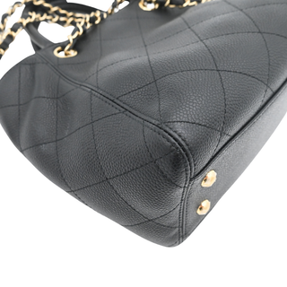 CHANEL | Small Shopping Bag Caviar Leather Tote Bag