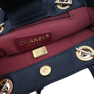 CHANEL | Small Shopping Bag Caviar Leather Tote Bag