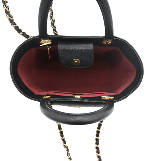 CHANEL | Small Shopping Bag Caviar Leather Tote Bag